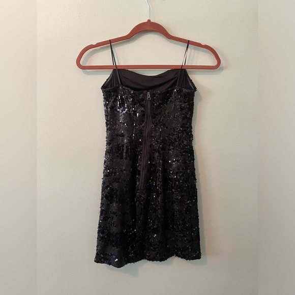 Vintage Guess Strapless Sequin Mini Dress - Picture 2 of 3